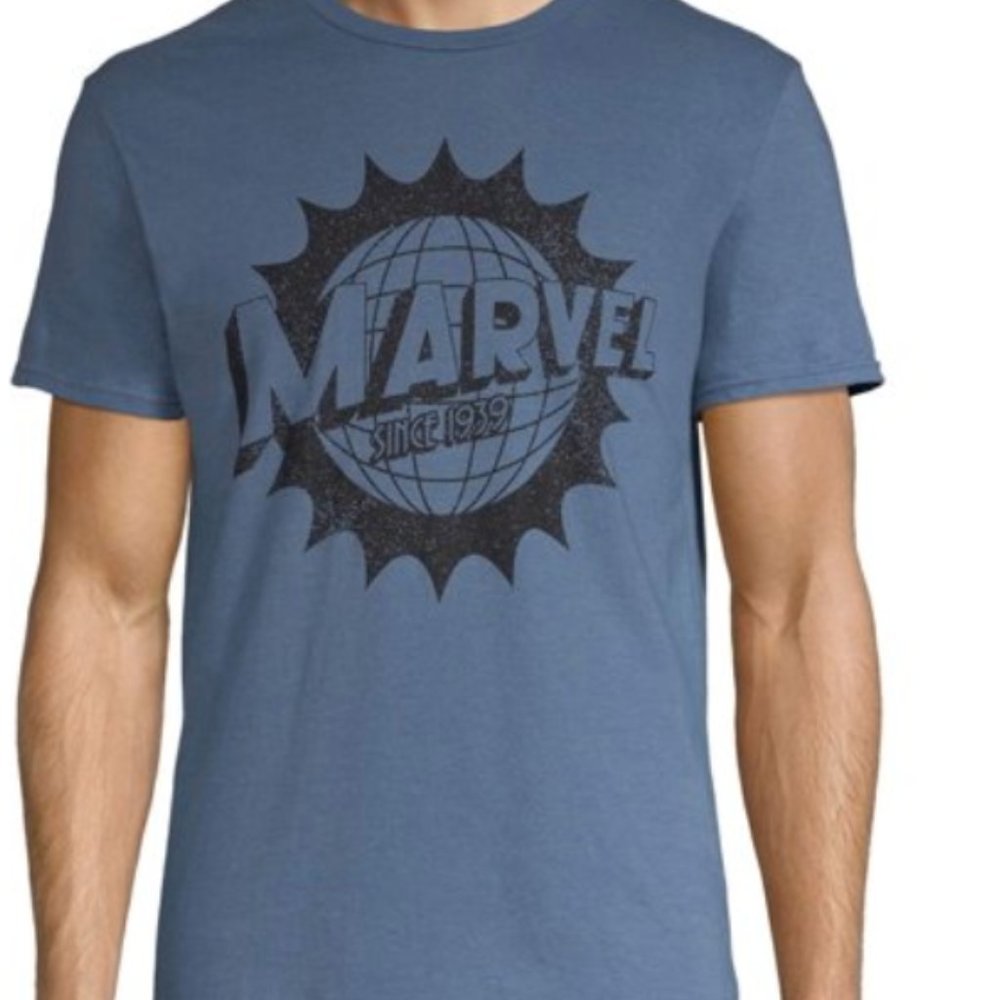 Marvel Vintage Logo Men's and Big Men's Graphic T-